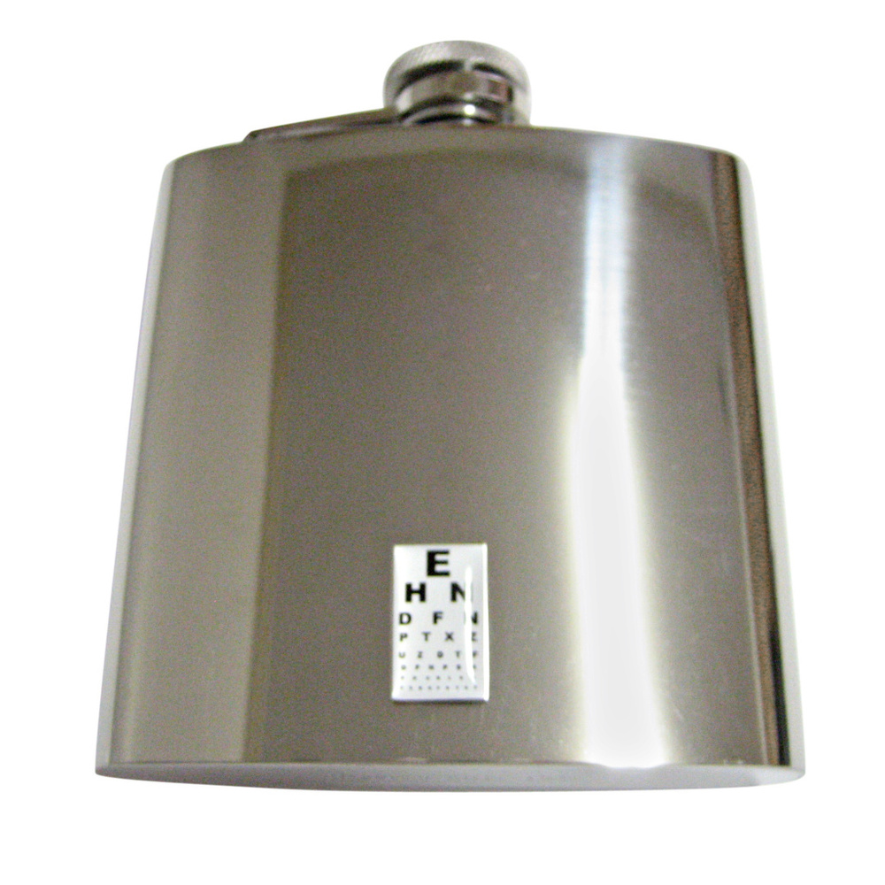 Unbordered Rectangular Optometrist Large Flask - image 1